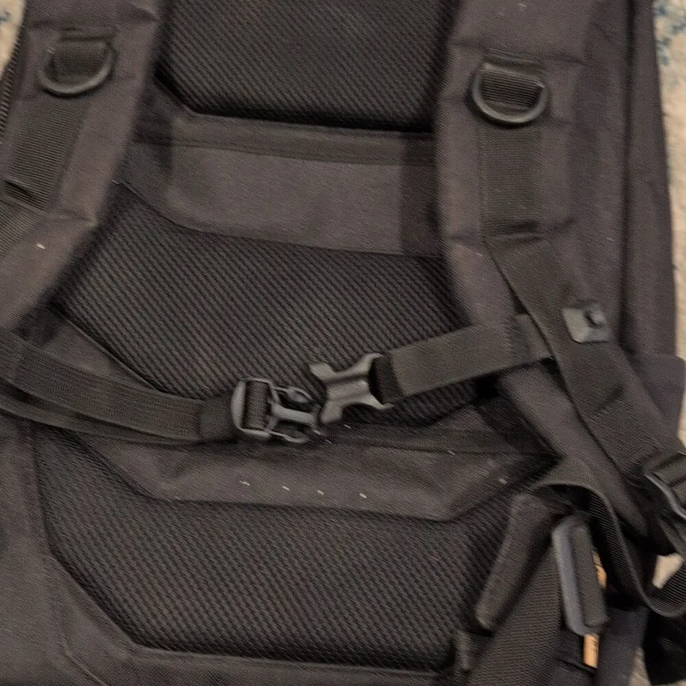 Tactical Baby Gear TBG Deuce Large Black Diaper Bag Backpack w/ MOD Panel